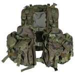 Czech Army combat load carrying vest, CZ M95 camo