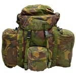 British Bergen backpack PLCE Short Convoluted 80 + 20 with side pockets, DPM camo
