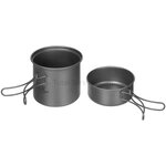 Fox Outdoor Titan-Kochset, 2-teilig (Topf/Pfanne)