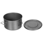 Fox Outdoor großer Titan-Topf (1,95 l) mit Deckel