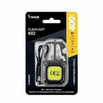 Technik K02 multifunctionele keychain clam pocket LED lamp 400lm COB