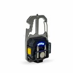 Technik K02 multifunctionele keychain clam pocket LED lamp 400lm COB