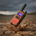 Dynascan Rugged IP67 professionelles Funkgerät Set (2 Stück), PMR-446