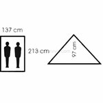 AB Minipack kompaktes 2-Personen-Trekkingzelt, Flecktarn