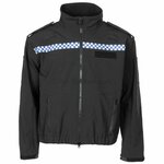 British police functional softshell jacket, black