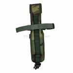 Korps mariniers beenholster voor mes of bajonet, Molle, Forest camo