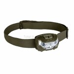 Mil-Tec CREE-XPE LED hoofdlamp 2-kleuren, 3x AAA, legergroen