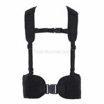 101 Inc Molle combat belt met harnas, zwart