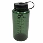 AB Feldflasche transparent 1000 ml olivgrün, große Öffnung, BPA-frei