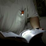 Olight Oclip mini accu LED zaklamp / werklamp, oranje