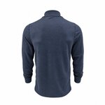 Thermolite thermische longsleeve onderhemd met col en rits, Base layer, marineblauw
