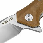 M-Tac type 20 EDC zakmes D2 staal, Dark coyote