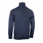 Nederlandse brandweer schipperstrui Wol met col, donkerblauw