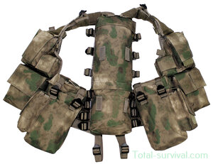 MFH Tactical load carrying vest met diverse tassen, HDT Foliage green
