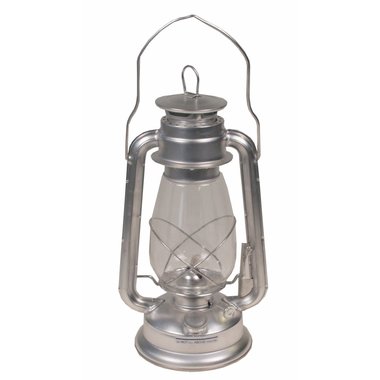 Fox outdoor Storm Lantern, Zinc