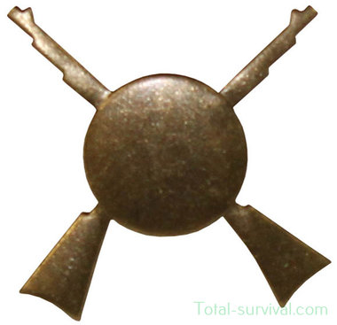 Emblème en métal de l'armée CZ / SK, bronze