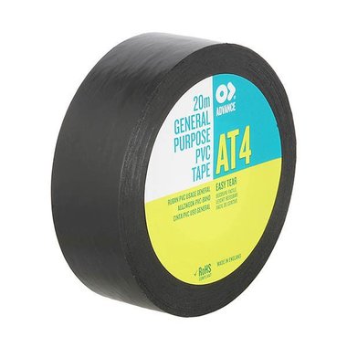 Advance AT4 PVC tape black 19MM/20M