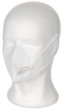 MDP Mondmasker KN95 wit FFP2 NR, EN 149:2001+A1:2009, CE 2163