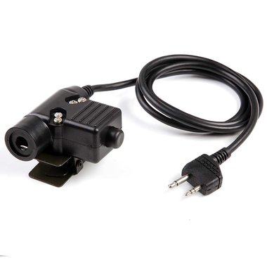 Z-Tactical Z113 Zu94 Midland / Nato jack P.T.T. headset adapter, 2-pin connector
