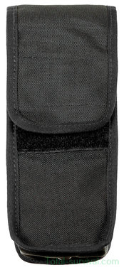 British Police pouch Type II for water bottle with belt attachment, Nylon, Black