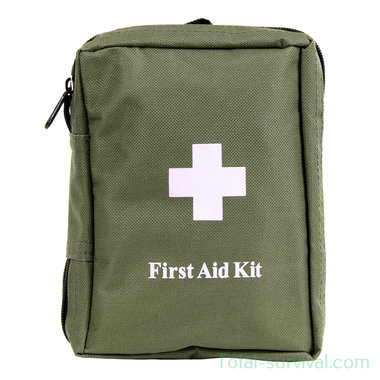 Mil-tec First Aid medic bag Molle 48-delig assortiment, olijfgroen