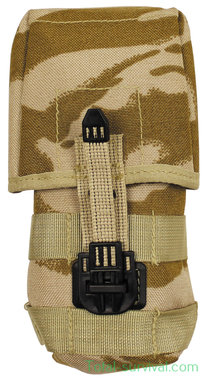 Pochette MOLLE britannique, Ammunition Pouch SA80, Desert DPM