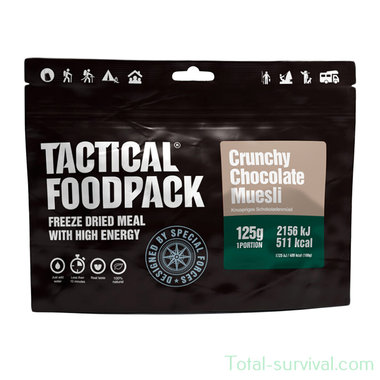 Tactical Foodpack Crunchy Chocolate Muesli 125G