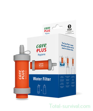 Care Plus compact waterfilter 0.1 micron, sunrise orange