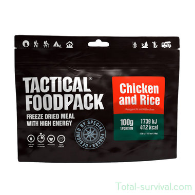 Tactical Foodpack Kip en Rijst 100G