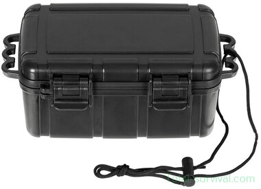 MFH ABS transport case compact, zwart, IP-65