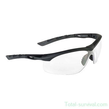 SwissEye Lancer veiligheidsbril STANAG 4296, clear zwart