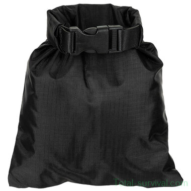 MFH Waterbestendige Drybag, Rip Stop, 1L, zwart