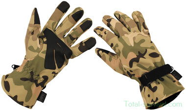 MFH Soft Shell handschoenen, MTP operation-camo