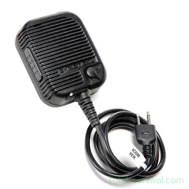Z-Tactical Z126 P.T.T. handmicrofoon ICOM 2-pens aansluiting