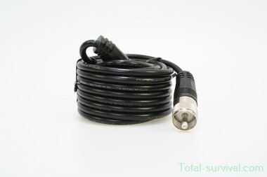 RoadPro PL259 RG58 cable, 5,4 M, 50 Ohm