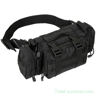 Tactical hip bag / shoulder bag, black