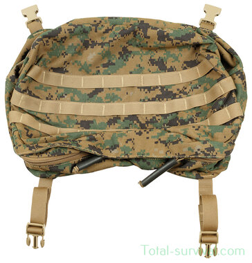 USMC top pouch for ILBE backpack, MARPAT digital woodland