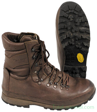 Alt-Berg Legerkisten / boots heren, Combat High Liability, Vibram zool, bruin