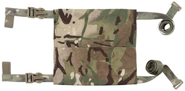 Sangles de couverture British Virtus pour tapis thermiques sur le sac à dos Bergen, MTP Multicam