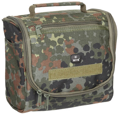 MFH Toilettas groot, cordura, flecktarn