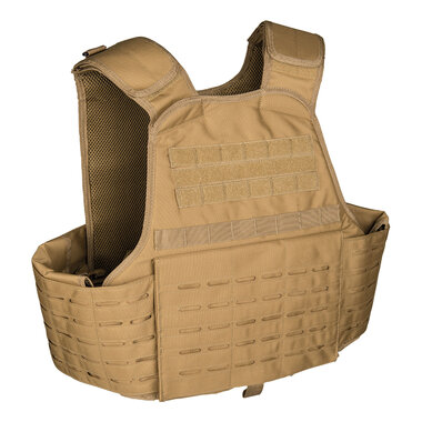 Mil-tec Plate carrier vest laser cut, coyote tan