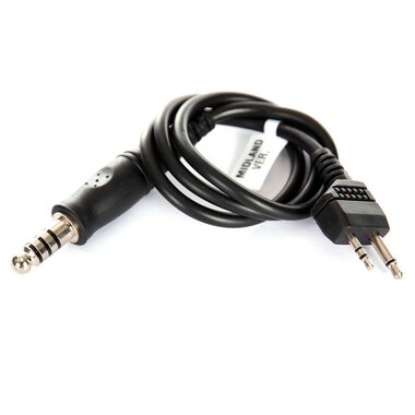 Z-Tactical Z124 adapter cable Nato jack / Midland 2-pin