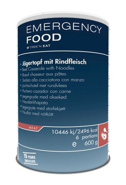 Trek 'n Eat, Emergency Food Jägertopf mit Rindfleisch 600G Dose