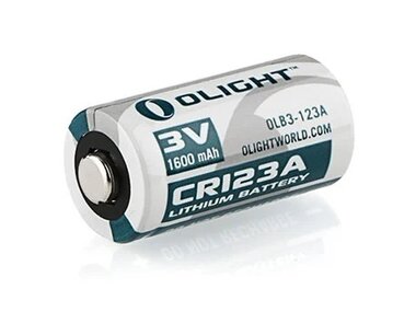 Olight CR123A 1600 mAh 3V batterij, OLB3-123A