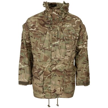 Britse Smock combat jas MK1 met capuchon, winddicht, MTP Multicam