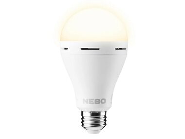 Lampe de secours Nebo Blackout E27, rechargeable 2000 mAh Li-Ion, 3000 K