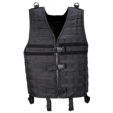 MFH Tactical load carrying vest Molle, zwart