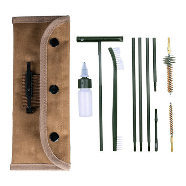 Fosco weapon cleaning set M-16 / M-4 with bag, coyote tan