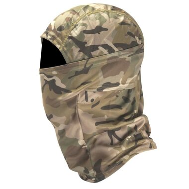 Kombat tactical covert Balaclava / Bivakmuts 1-gaats, polyester, BTP Multicam