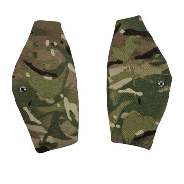 Osprey MK4 ballistic body armor shoulder pads with inserts, Pair (left-right), MTP multicam